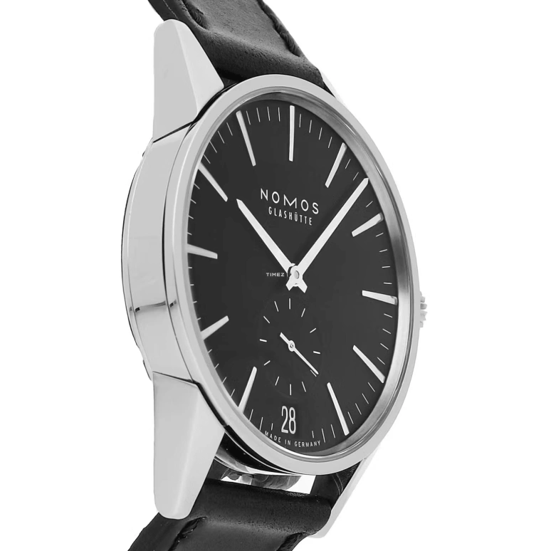 Nomos Glashütte,Zürich 39.70mm,39.70mm,Stainless Steel,Grey,Automatic,Day,43hours,804