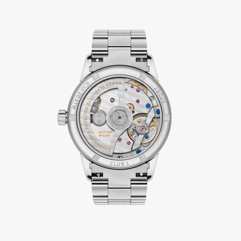 Nomos Glashütte,Club 34mm,34mm,Stainless Steel,Champagne,Automatic,42hours,In-house Caliber,755