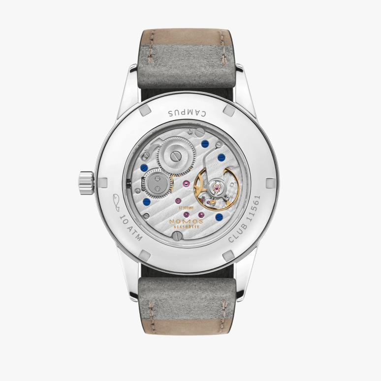 Nomos Glashütte,Club 38.50mm,38.50mm,Stainless Steel,Green,Handwound,53hours,In-house Caliber,726,726.GB
