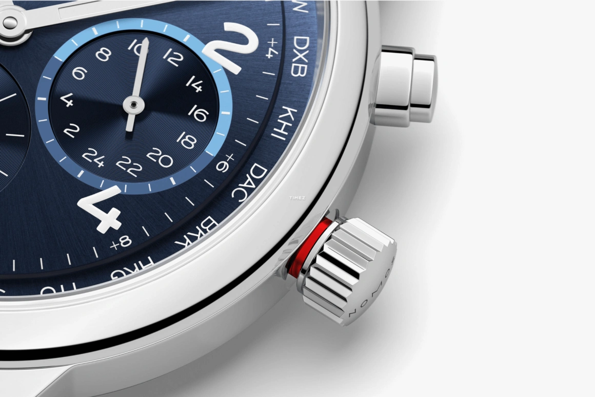 Nomos Glashütte,Club 40mm,40mm,Stainless Steel,Blue,Automatic,World Time,Day / Night Indication,790