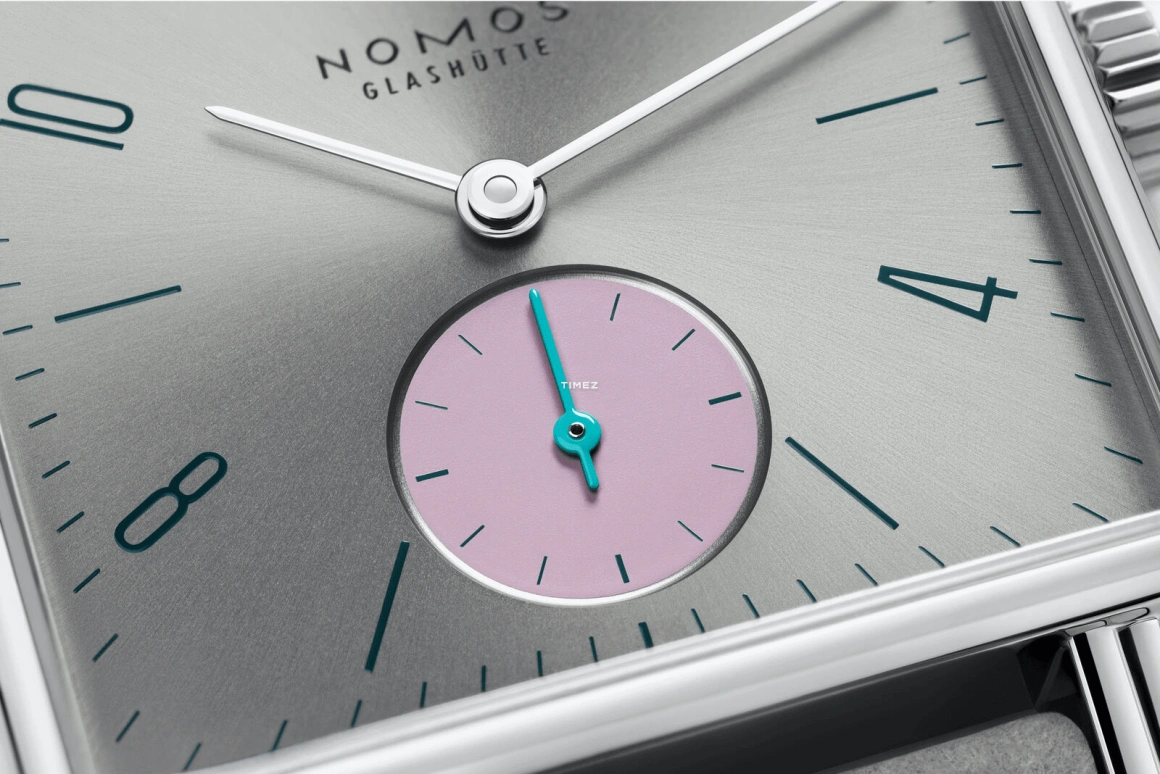 Nomos Glashütte,Tetra 29.50x29.50mm,29.50x29.50mm,Stainless Steel,Grey,Handwound,43hours,In-house Caliber,427