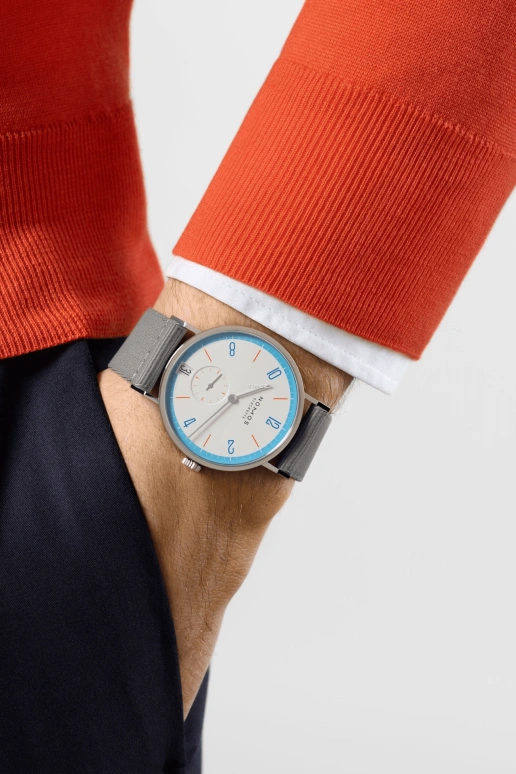 Nomos Glashütte,Tangente 37.50mm,37.50mm,Stainless Steel,White,Handwound,Big Date,42hours,179,179.S5