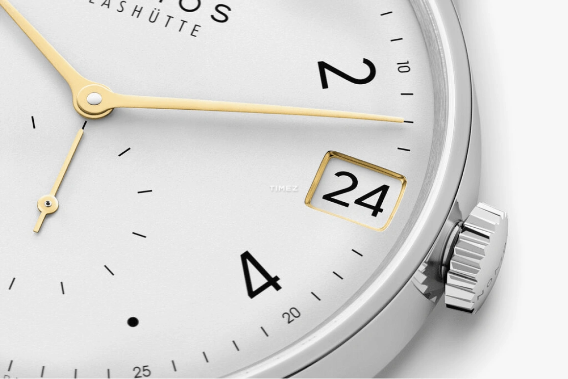 Nomos Glashütte,Minimatik 39.50mm,39.50mm,Stainless Steel,White,Handwound,Day,52hours,1251