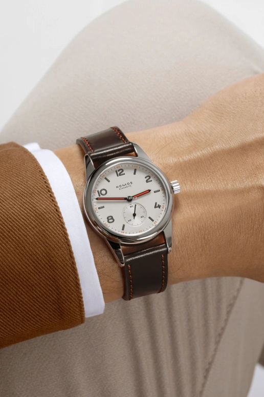 Nomos Glashütte,Club 36mm,36mm,Stainless Steel,Silver White,Handwound,53hours,In-house Caliber,703,703.1