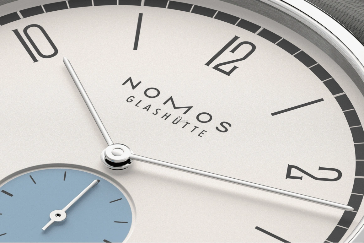 Nomos Glashütte,Tangente 37.50mm,37.50mm,Stainless Steel,Cream,Handwound,Big Date,42hours,179,179.S24