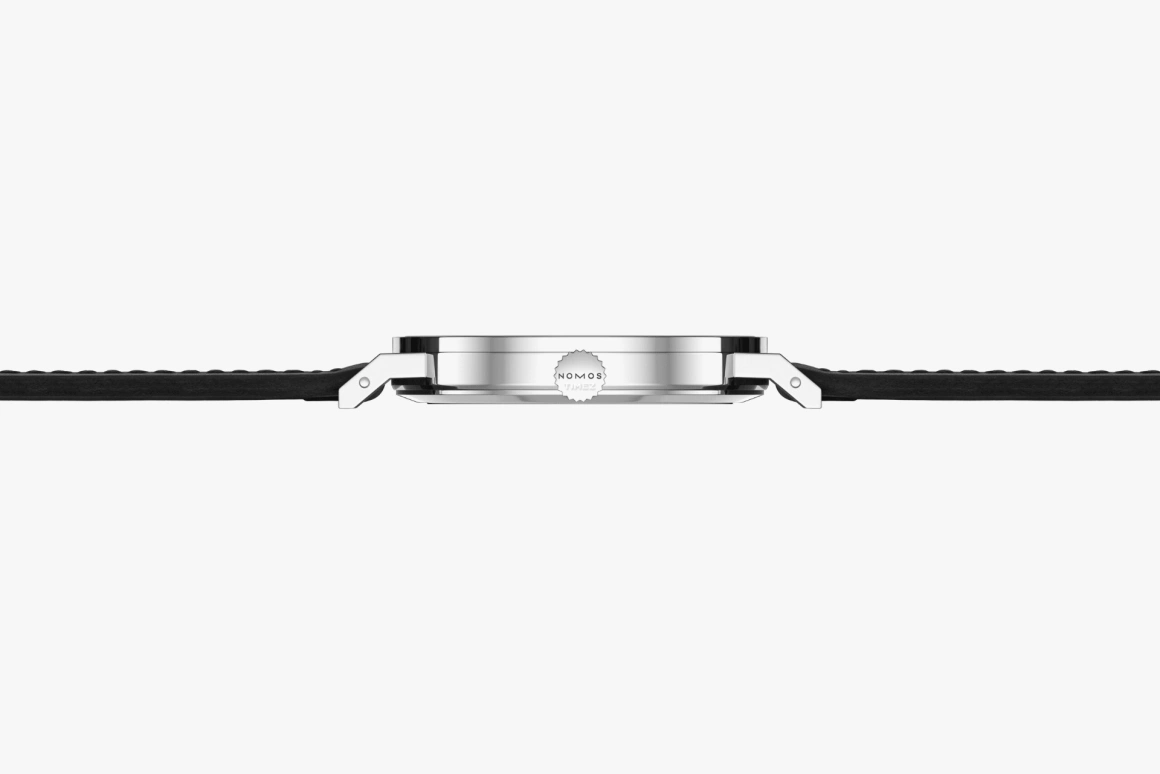 Nomos Glashütte,Tangente 37.50mm,37.50mm,Stainless Steel,Blue,Handwound,Day,52hours,136,136.SB