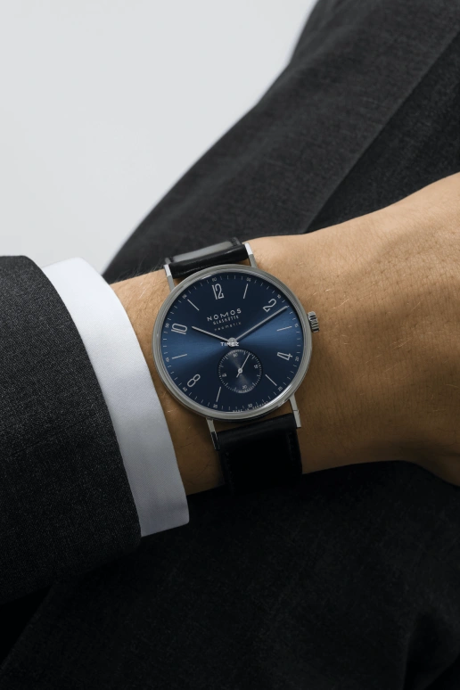 Nomos Glashütte,Tangente 38.50mm,38.50mm,Stainless Steel,Blue,Automatic,42hours,In-house Caliber,145