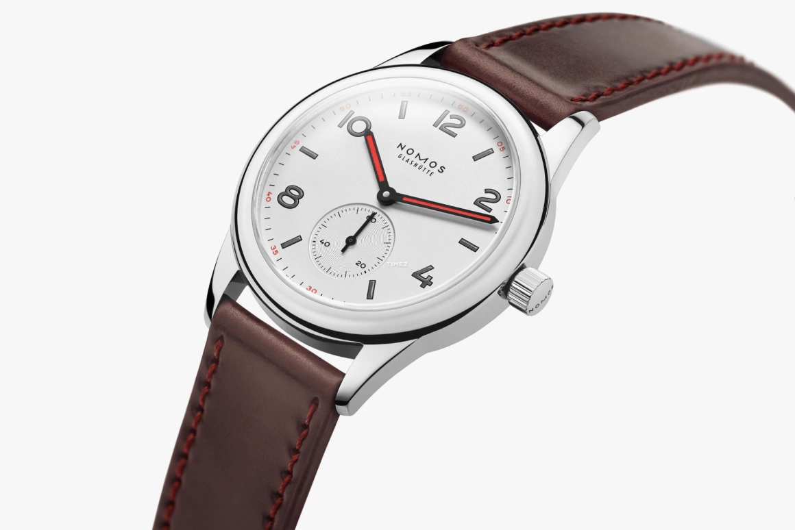 Nomos Glashütte,Club 36mm,36mm,Stainless Steel,Silver White,Handwound,53hours,In-house Caliber,703,703.1