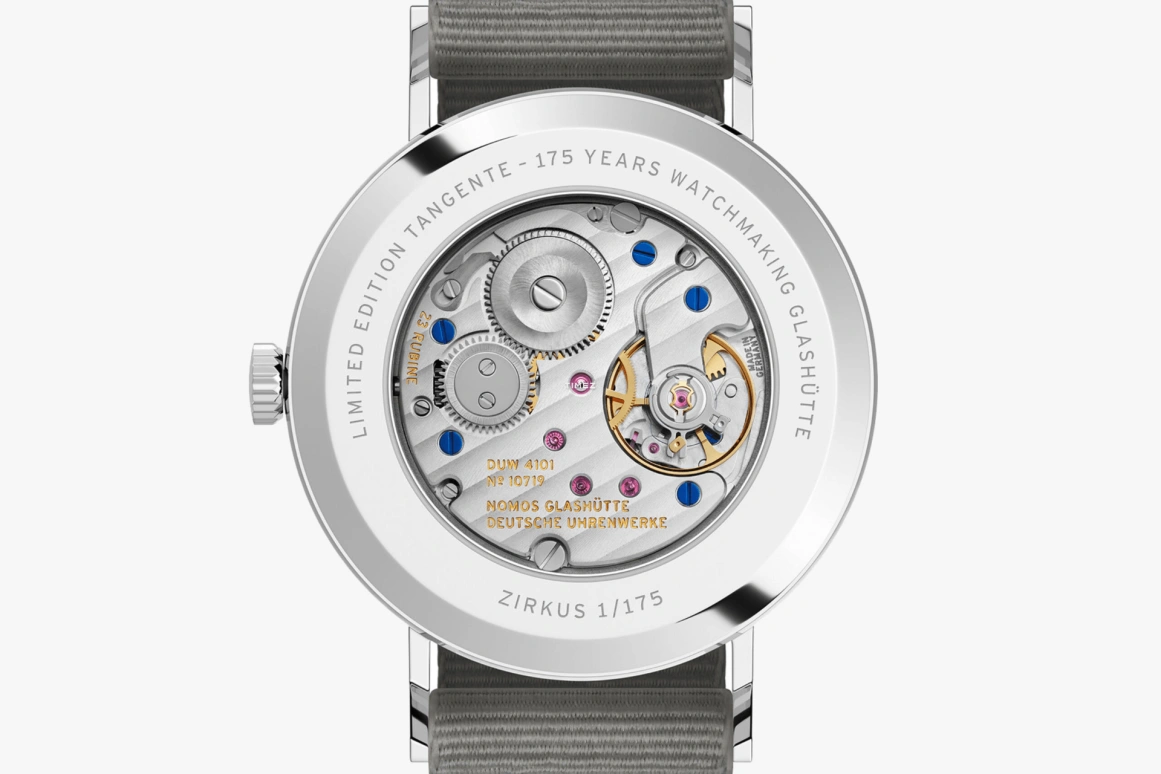 Nomos Glashütte,Tangente 37.50mm,37.50mm,Stainless Steel,Cream,Handwound,Big Date,42hours,179,179.S1