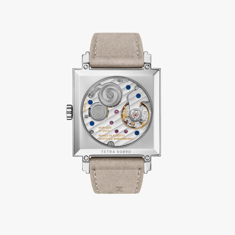 Nomos Glashütte,Tetra 29.50mm,29.50mm,Stainless Steel,Yellow,Handwound,53hours,In-house Caliber,437