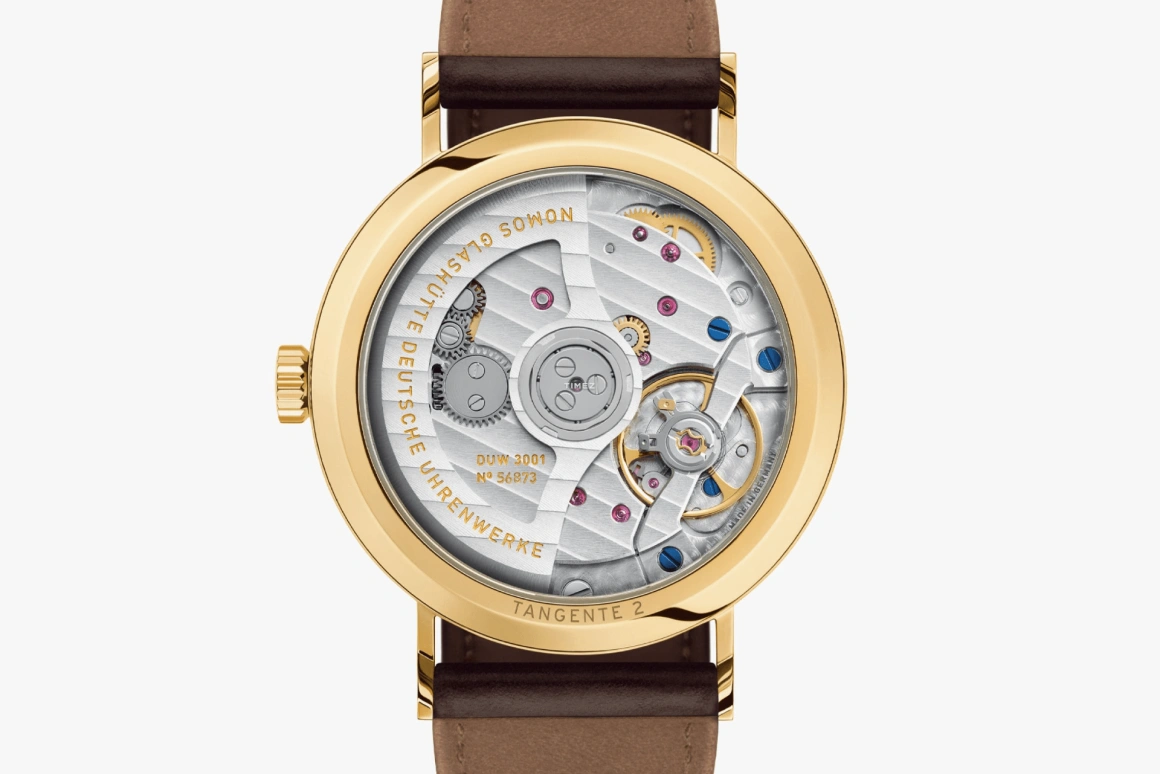 Nomos Glashütte,Tangente 35mm,35mm,Yellow Gold,Silver White,Automatic,42hours,In-house Caliber,162