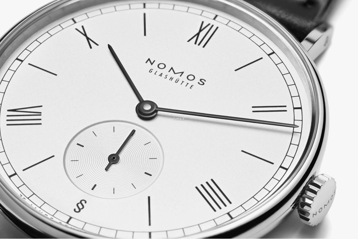 Nomos Glashütte,Ludwig 35mm,35mm,Stainless Steel,White,Handwound,43hours,In-house Caliber,205,205.S3