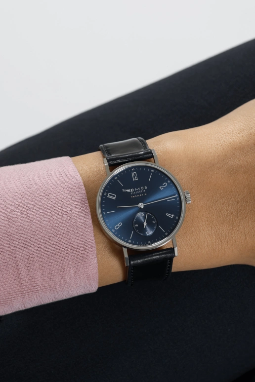 Nomos Glashütte,Tangente 35mm,35mm,Stainless Steel,Blue,Automatic,42hours,In-house Caliber,191