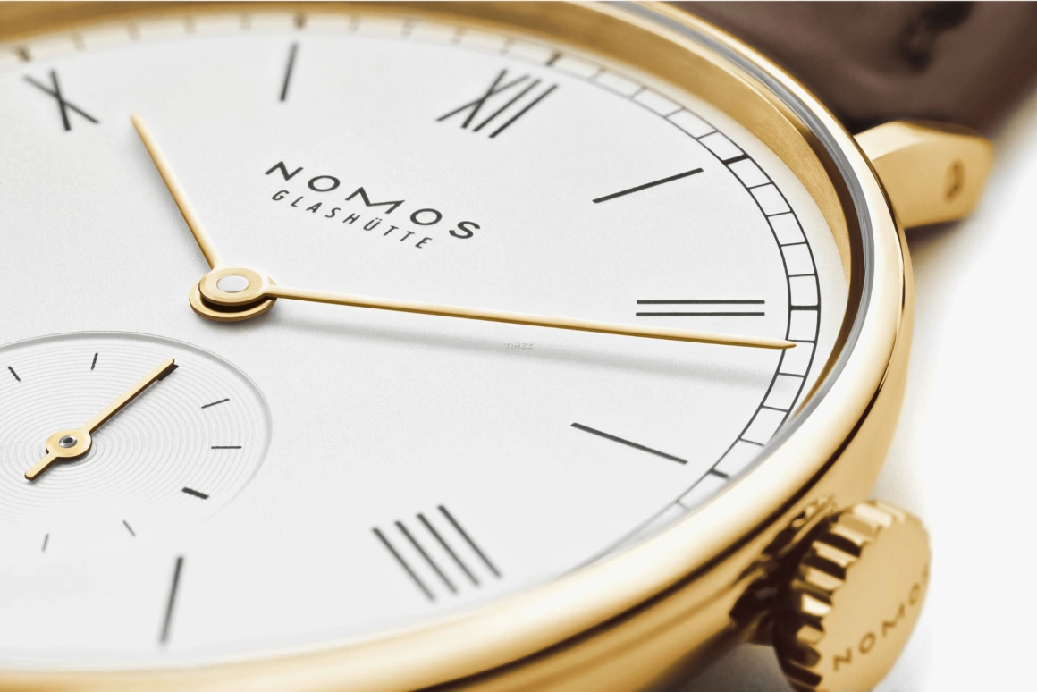 Nomos Glashütte,Ludwig 35mm,35mm,Yellow Gold,Silver White,Handwound,53hours,In-house Caliber,212