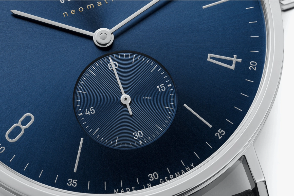 Nomos Glashütte,Tangente 38.50mm,38.50mm,Stainless Steel,Blue,Automatic,42hours,In-house Caliber,145