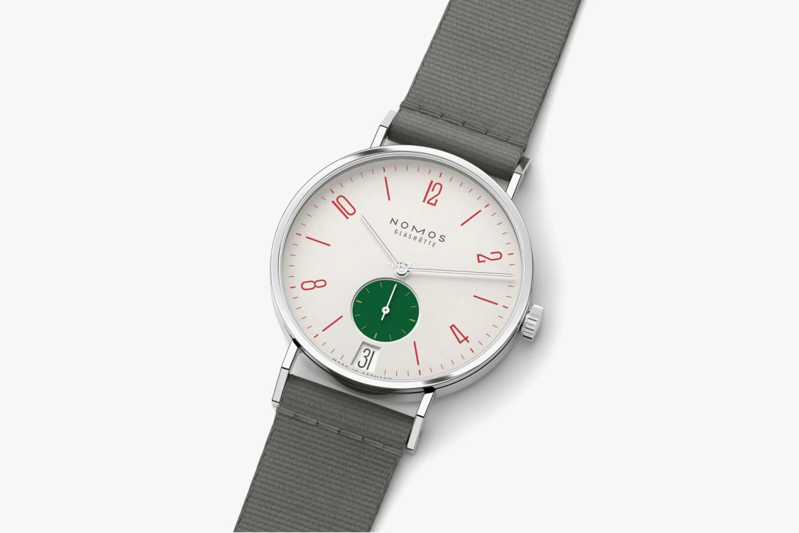 Nomos Glashütte,Tangente 37.50mm,37.50mm,Stainless Steel,Cream white,Handwound,Big Date,42hours,179,179.S4