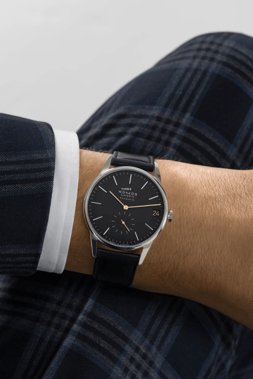 Nomos Glashütte,Orion 40.50mm,40.50mm,Stainless Steel,Black,Automatic,Day,42hours,366