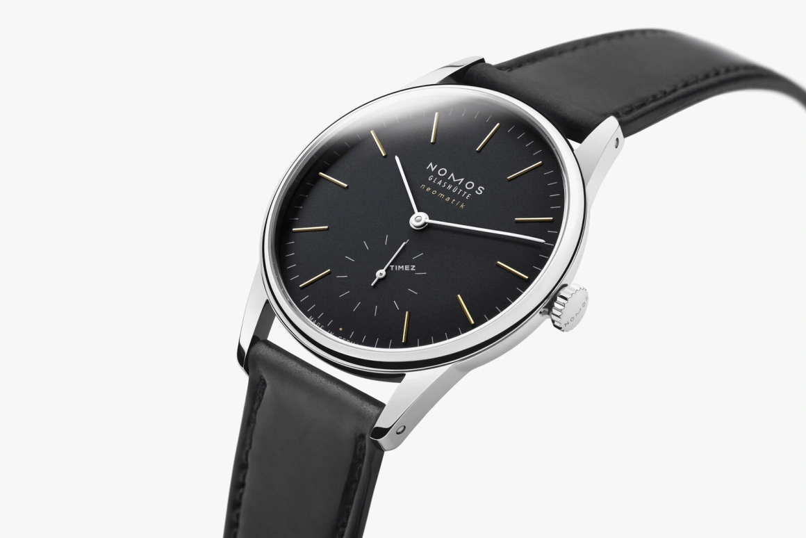 Nomos Glashütte,Orion 36.40mm,36.40mm,Stainless Steel,Black,Automatic,42hours,In-house Caliber,396