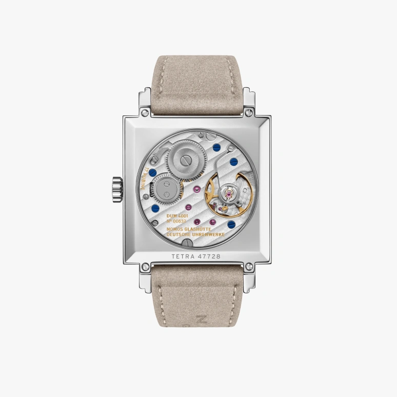 Nomos Glashütte,Tetra 29.50mm,29.50mm,Stainless Steel,Grey,Handwound,53hours,In-house Caliber,440