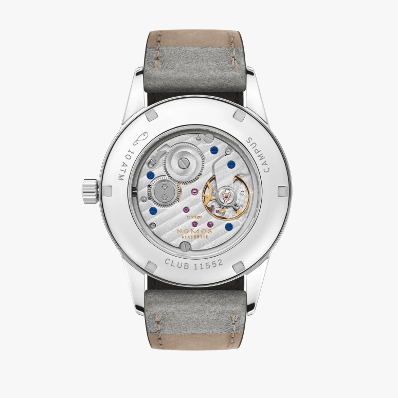 Nomos Glashütte,Club 38.50mm,38.50mm,Stainless Steel,Orange,Handwound,53hours,In-house Caliber,725,725.GB