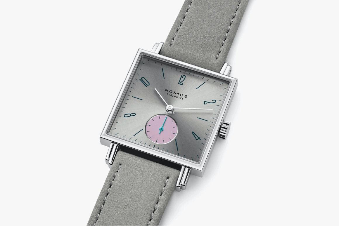 Nomos Glashütte,Tetra 29.50x29.50mm,29.50x29.50mm,Stainless Steel,Grey,Handwound,43hours,In-house Caliber,427