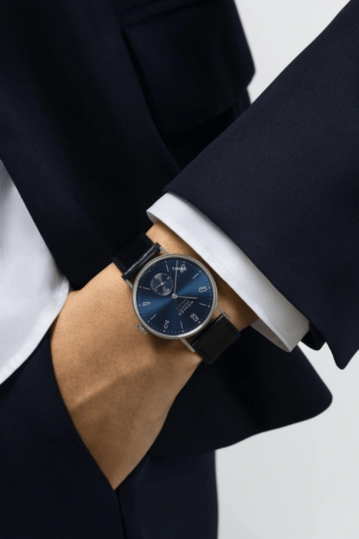 Nomos Glashütte,Tangente 35mm,35mm,Stainless Steel,Blue,Automatic,42hours,In-house Caliber,190
