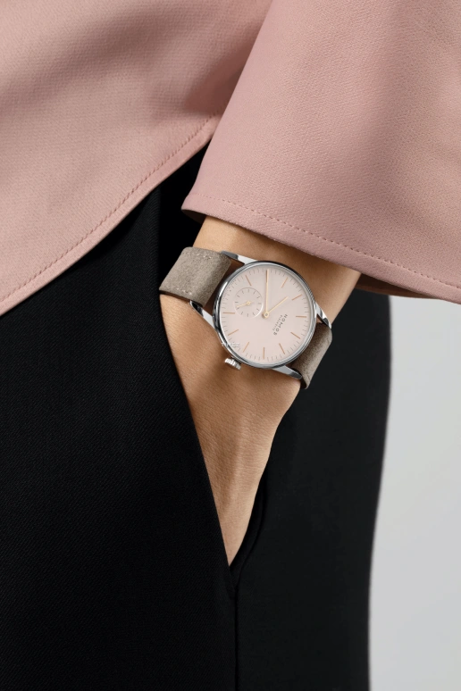 Nomos Glashütte,Orion 32.80mm,32.80mm,Stainless Steel,Pink,Handwound,43hours,In-house Caliber,315