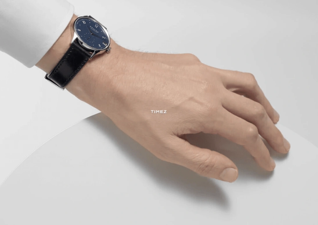 Nomos Glashütte,Minimatik 39.50mm,39.50mm,Stainless Steel,Blue,Handwound,Day,52hours,1252