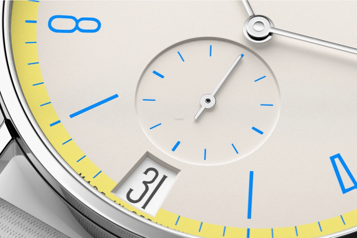 Nomos Glashütte,Tangente 37.50mm,37.50mm,Stainless Steel,Cream,Handwound,Big Date,42hours,179,179.S10