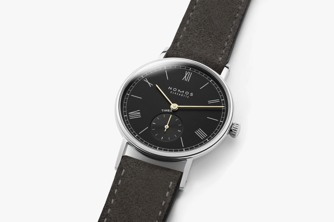 Nomos Glashütte,Ludwig 35mm,35mm,Stainless Steel,Black,Handwound,43hours,In-house Caliber,226