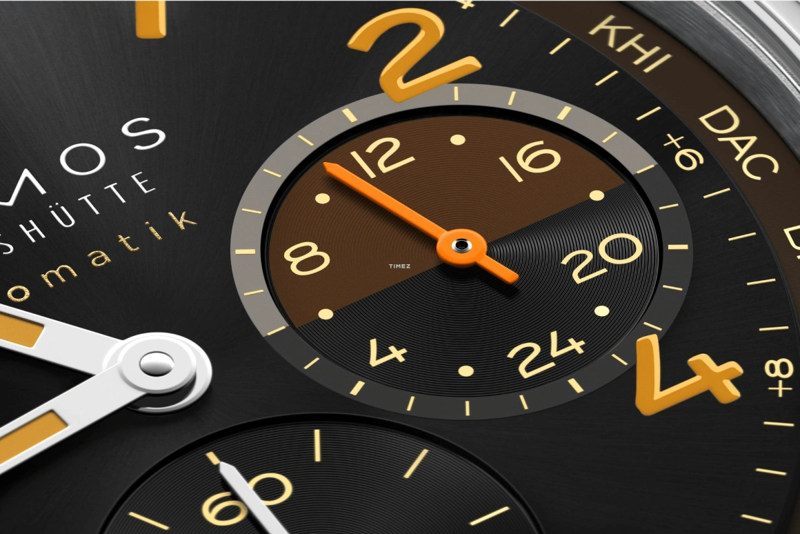 Nomos Glashütte,Club 40mm,40mm,Stainless Steel,Black,Automatic,Chronograph,Dule Time,World Time,Day / Night Indication,42hours,In-house Caliber,790,790.S8