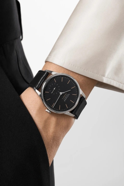 Nomos Glashütte,Orion 36.40mm,36.40mm,Stainless Steel,Black,Automatic,42hours,In-house Caliber,396