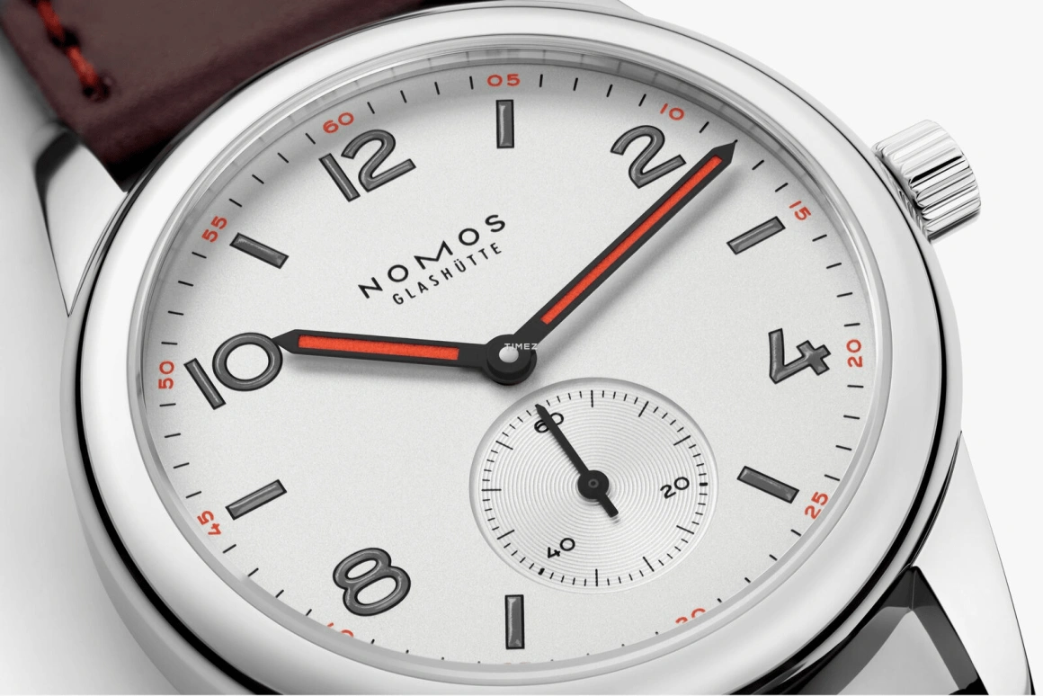 Nomos Glashütte,Club 36mm,36mm,Stainless Steel,White,Handwound,43hours,In-house Caliber,701,701.1