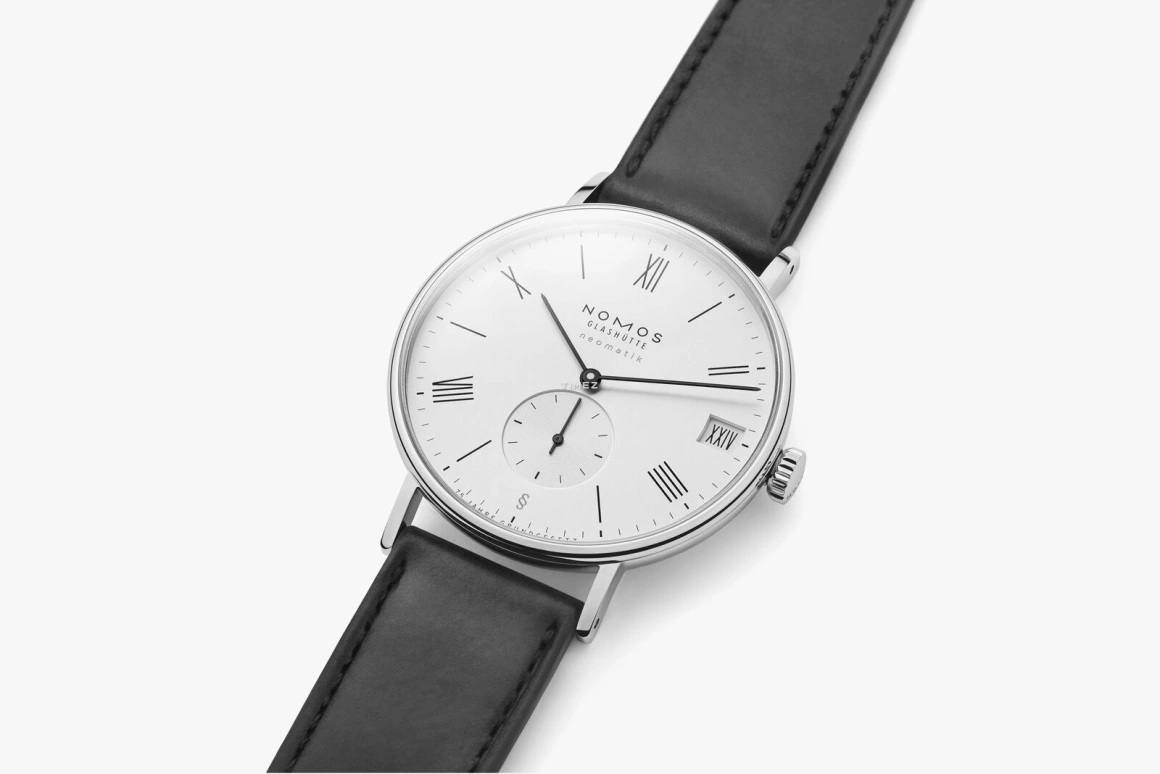 Nomos Glashütte,Ludwig 40.50mm,40.50mm,Stainless Steel,White,Automatic,Day,42hours,262,262.S3