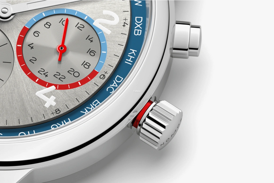 Nomos Glashütte,Club 40mm,40mm,Stainless Steel,Silver,Automatic,World Time,Day / Night Indication,791