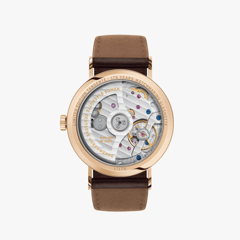 Nomos Glashütte,Tangente 35mm,35mm,Rose Gold,White,Rose Gold,Automatic,42hours,In-house Caliber,160,160.S1