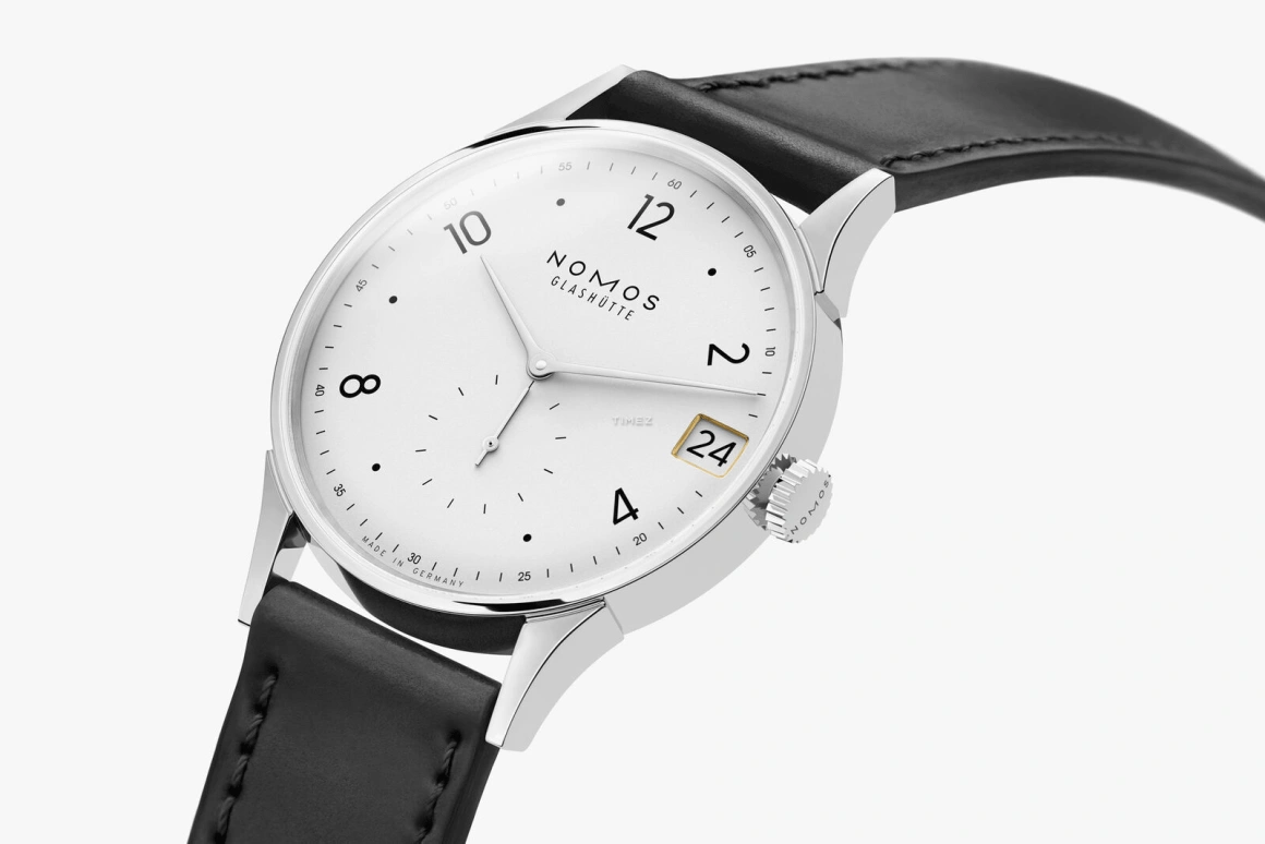 Nomos Glashütte,Minimatik 39.50mm,39.50mm,Stainless Steel,White,Handwound,Day,52hours,1250