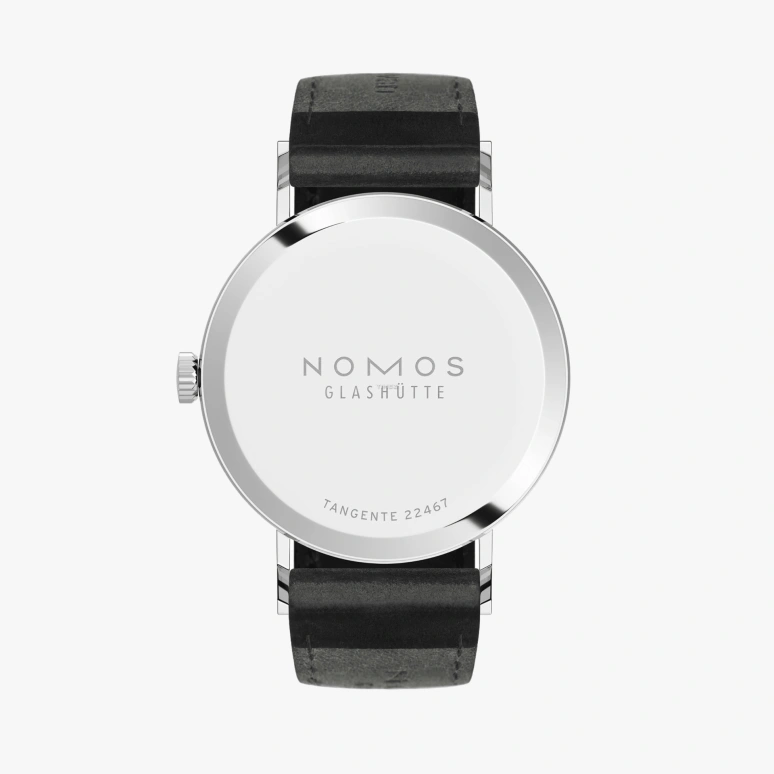 Nomos Glashütte,Tangente 37.50mm,37.50mm,Stainless Steel,Blue,Handwound,Day,52hours,136,136.SB
