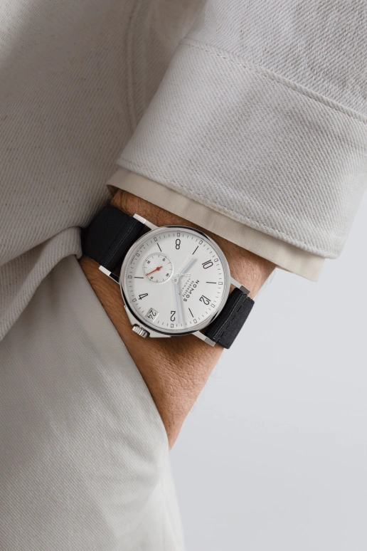 Nomos Glashütte,Ahoi 38.50mm,38.50mm,Stainless Steel,White,Automatic,Day,42hours,525,525.SB