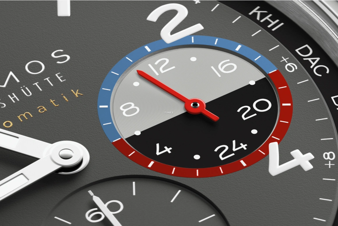 Nomos Glashütte,Club 40mm,40mm,Stainless Steel,Coal Gray,Automatic,World Time,Day / Night Indication,790,790.S1