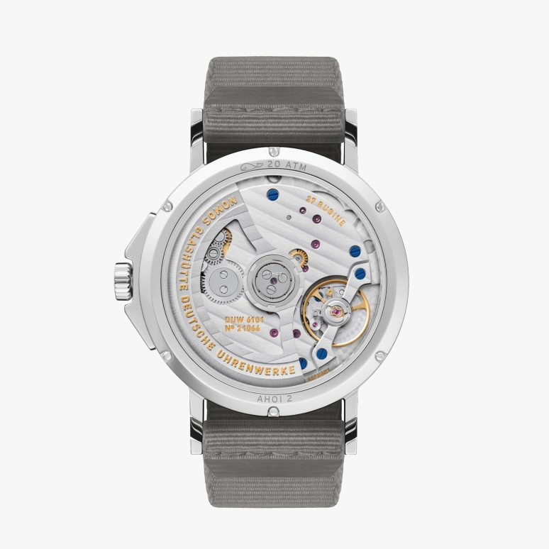 Nomos Glashütte,Ahoi 38.50mm,38.50mm,Stainless Steel,Sand,Automatic,Day,42hours,527