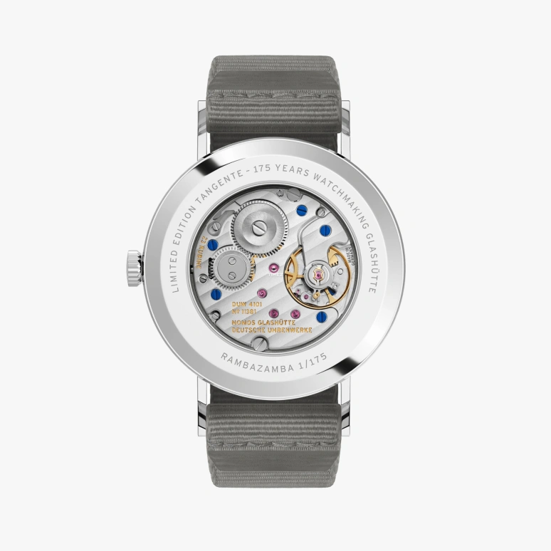 Nomos Glashütte,Tangente 37.50mm,37.50mm,Stainless Steel,Red,Handwound,Big Date,42hours,179,179.S14