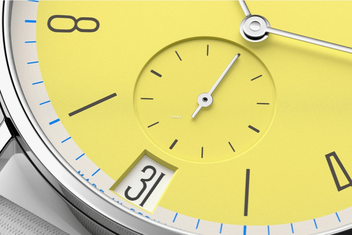 Nomos Glashütte,Tangente 37.50mm,37.50mm,Stainless Steel,Yellow,Handwound,Big Date,42hours,179,179.S6
