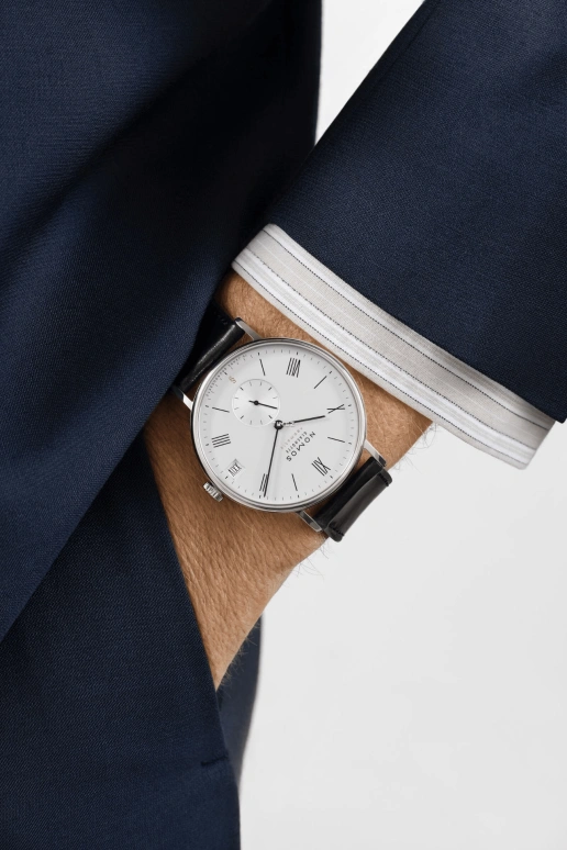 Nomos Glashütte,Ludwig 40.50mm,40.50mm,Stainless Steel,White,Automatic,Day,42hours,262,262.S3