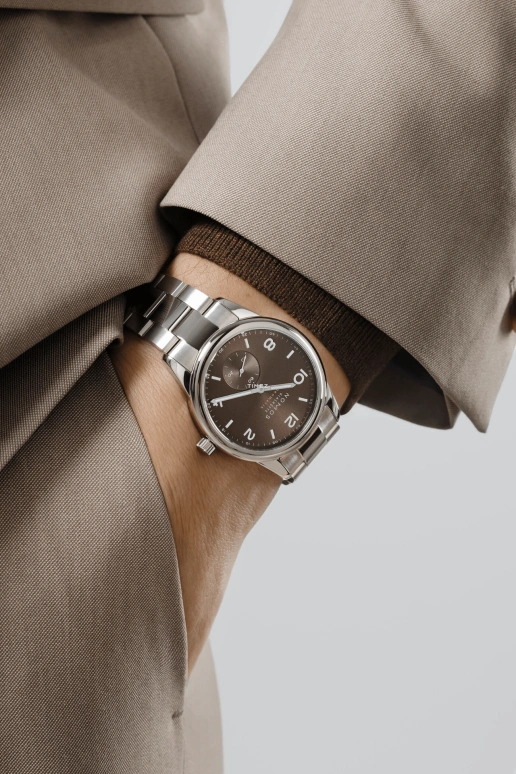Nomos Glashütte,Club 39.50mm,39.50mm,Stainless Steel,Brown,Automatic,42hours,In-house Caliber,759