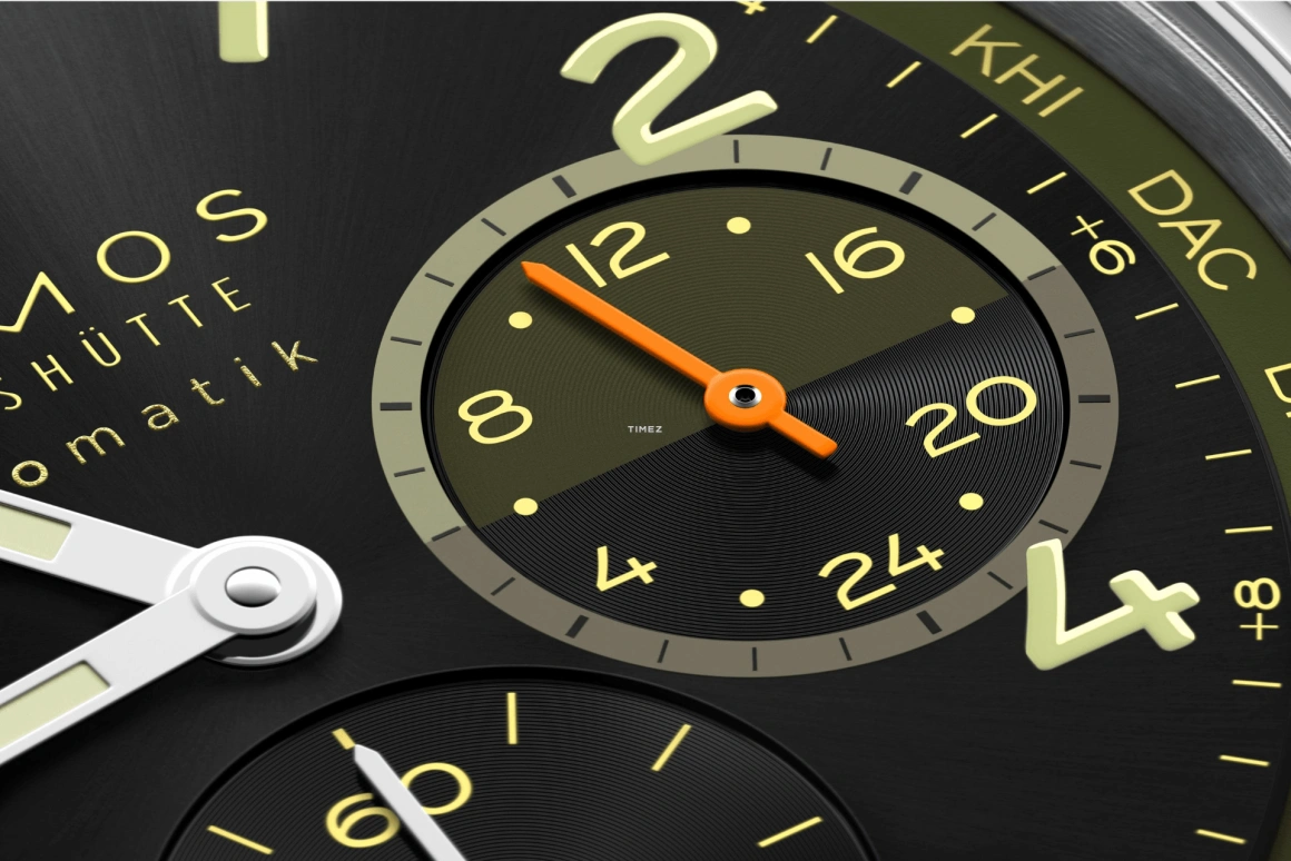 Nomos Glashütte,Club 40mm,40mm,Stainless Steel,Black,Automatic,Dule Time,World Time,790,790.S9