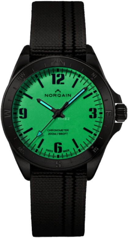 Norqain,Adventure 40mm,40mm,Stainless Steel,Automatic,70hours,In-house Caliber,NNB1001BBWA,NNB1001BBWA/IL107-BBF