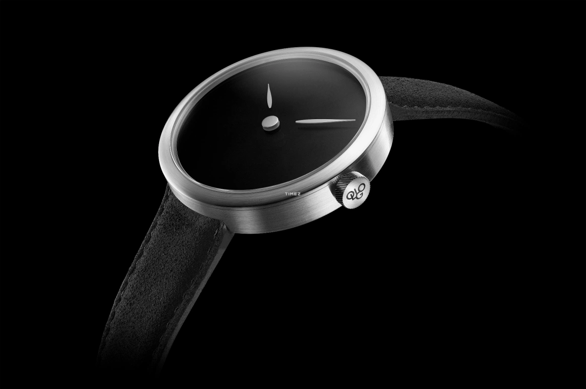 O L I G O,Other 41mm,41mm,Stainless Steel,Black,Handwound,Sapphire,Silver,Oligo black