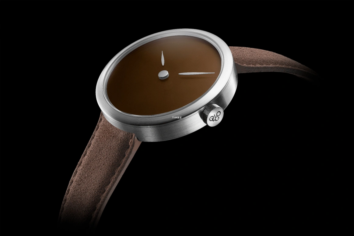 O L I G O,Other 41mm,41mm,Stainless Steel,Brown,Handwound,Sapphire,Silver,Oligo brown