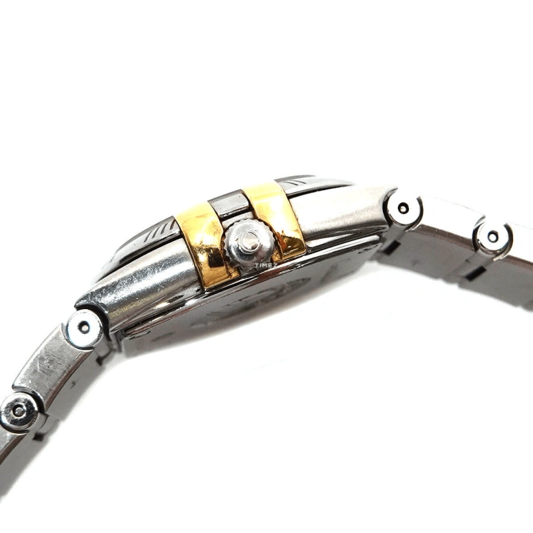 Omega,Constellation 24mm,24mm,Yellow Gold,Stainless Steel,White,Quartz,30000hours,In-house Caliber,123,123.20.24.60.55.006